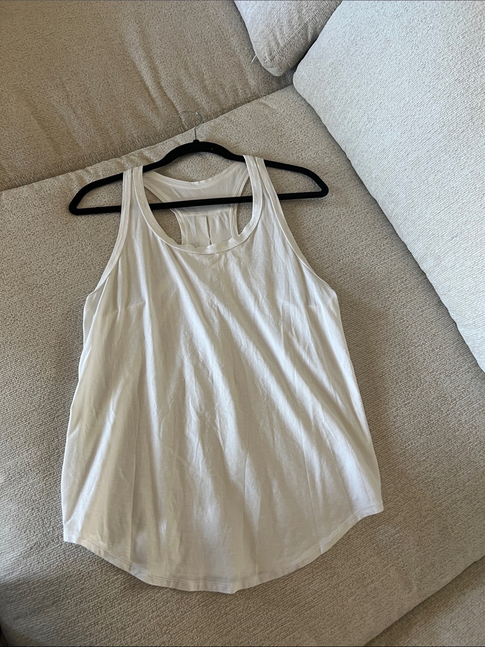 Lululemon Women’s white Racerback Tank Top